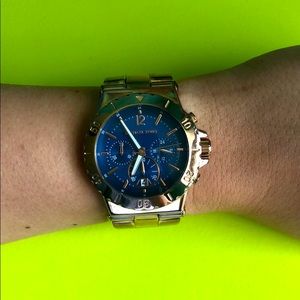 Michael Kors watch - rose gold and navy - unique!